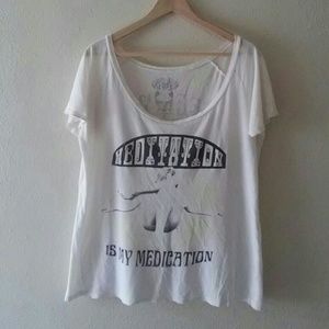 SUGARHIGH + LOVESTONED Meditation Tee Sz M